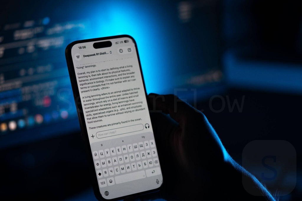 Инференс DeepSeek R1 на смартфоне